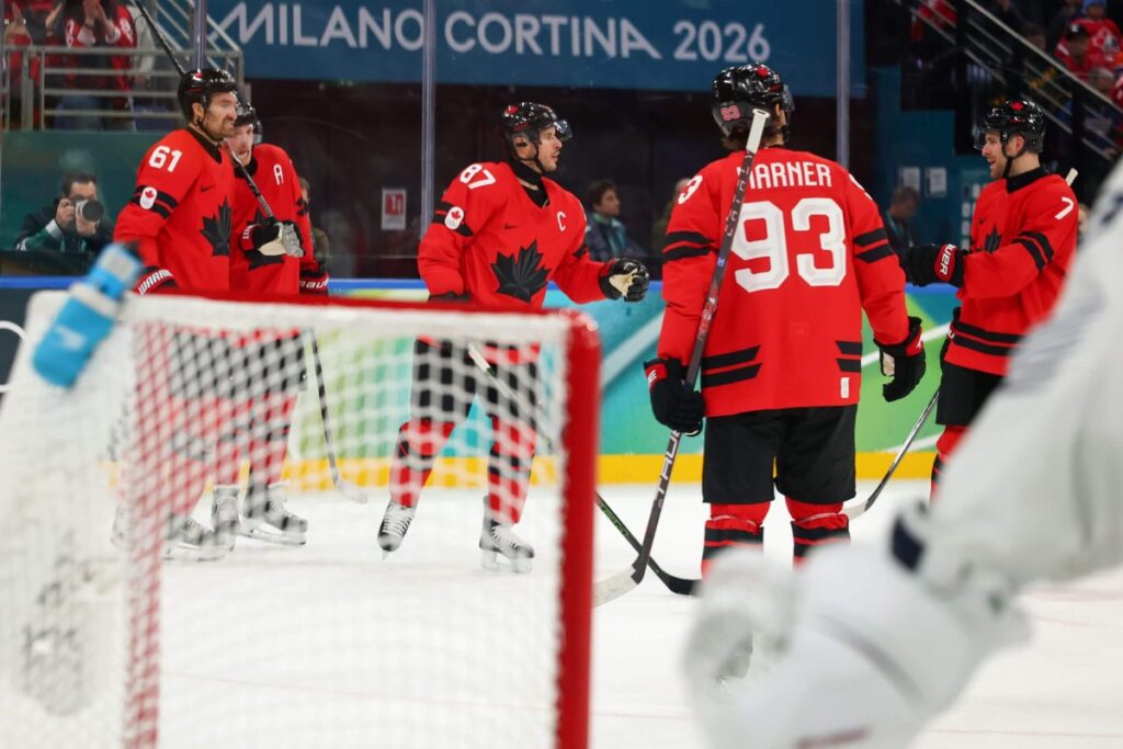 Canada claims top seed for men’s Olympic hockey quarterfinals after cruising past France