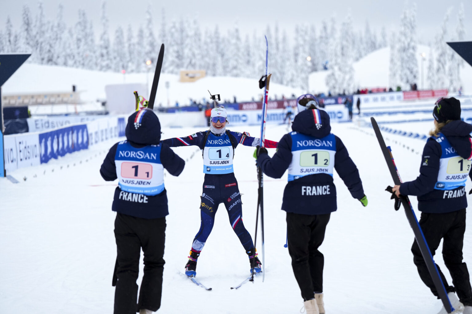IBU Open European Championships: France dominates women’s Relay in Sjusjøen