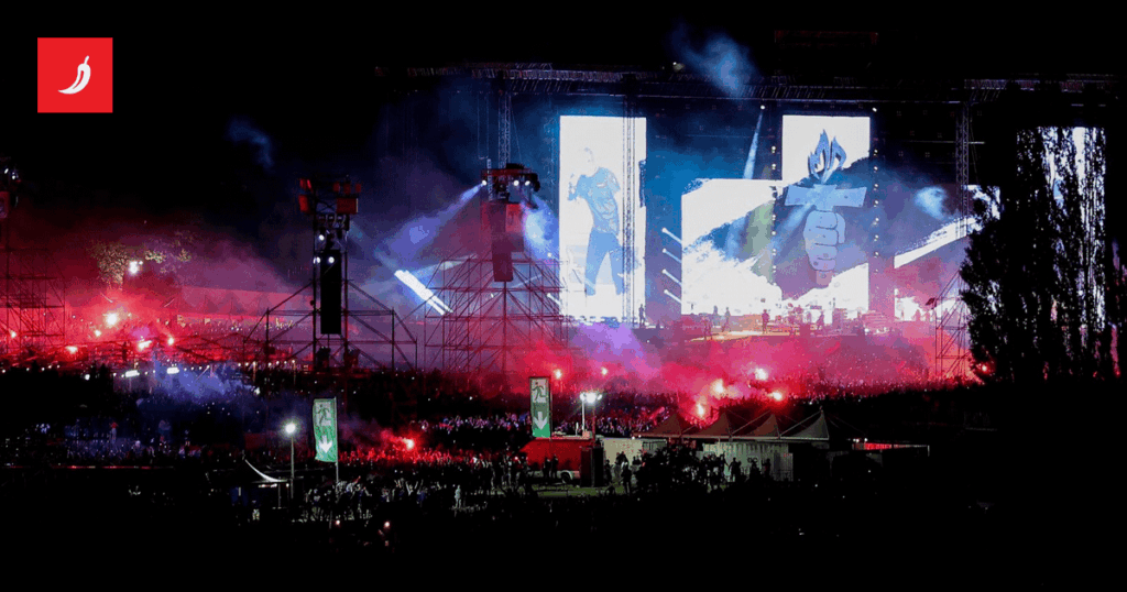 The company that organized Thompson's concert in Sinj was executed