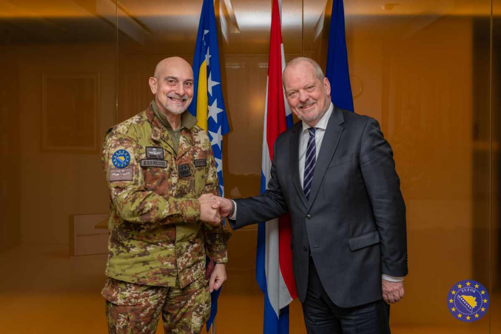 Standing Together: EUFOR Commander and Dutch Envoy Commit to Bosnia Peace Efforts