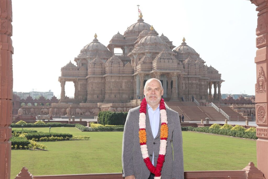 Estonia’s President Visits Swaminarayan Akshardham, Delhi, India Estonia’s President Visits Swaminarayan Akshardham, Delhi, India