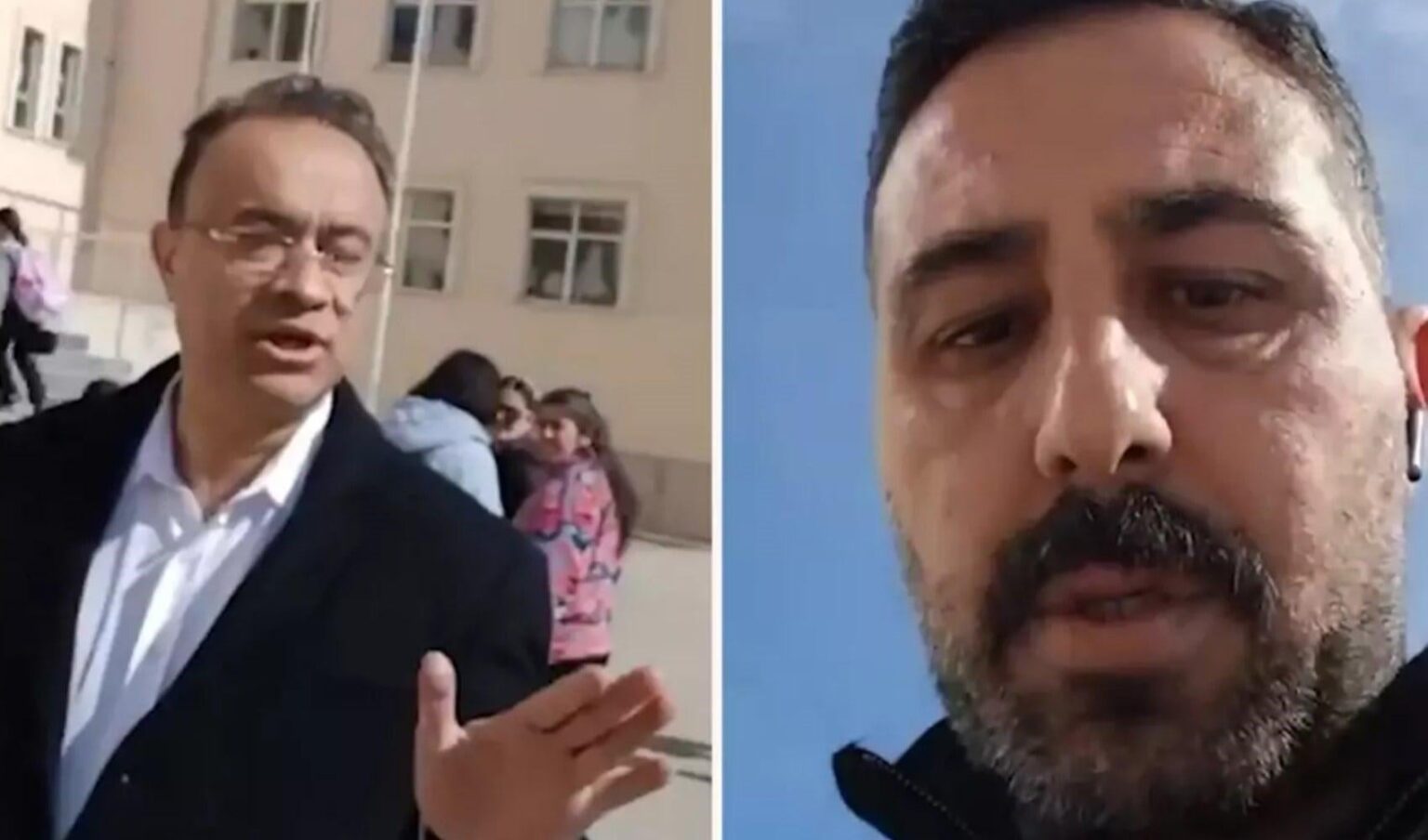 The parent who reacted to the replacement of the school bell with a hymn was taken into custody