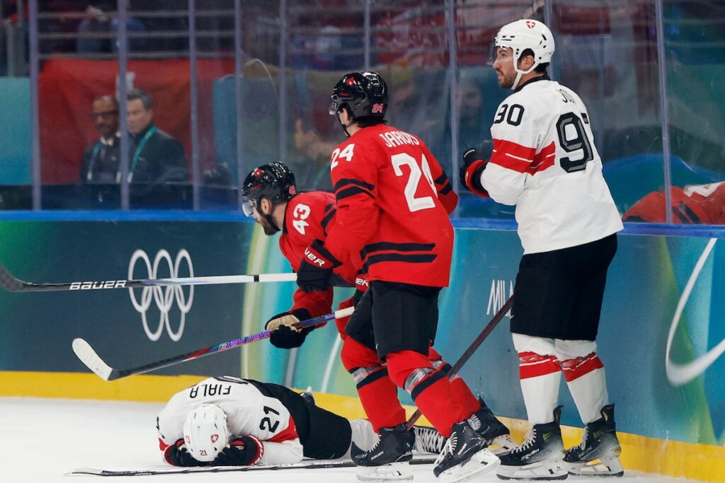 Switzerland’s Kevin Fiala out of Olympics after leg injury suffered against Canada