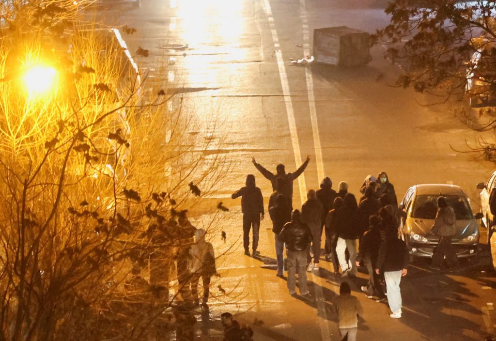 Protest over the collapse of the currency's value, in Tehran