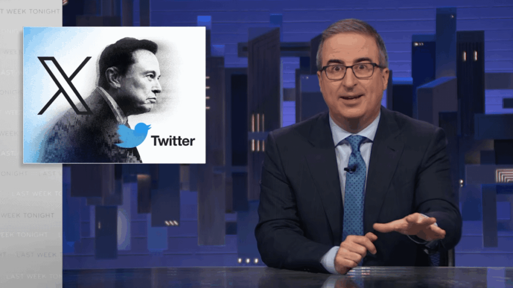 John Oliver gives a brutal summary of the current state of X