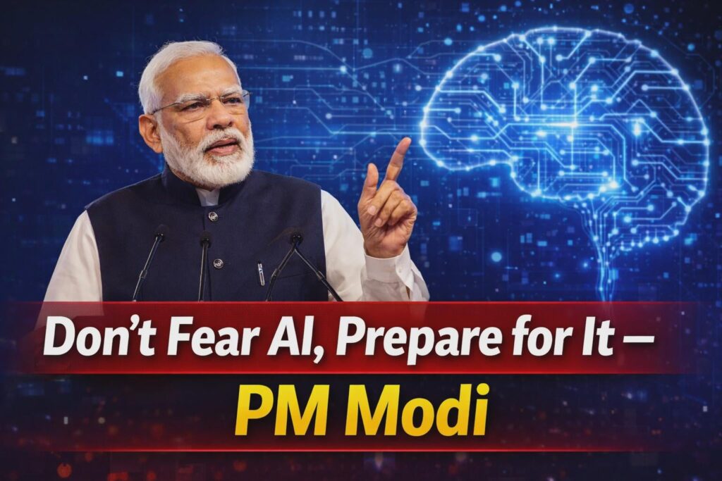 PM Modi Allays Fears Over AI Taking Away Jobs at India AI Impact Summit 2026