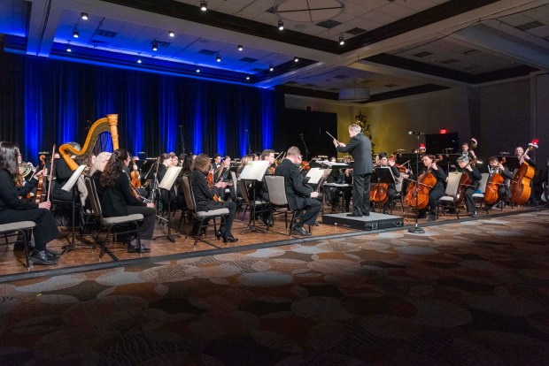 The Firelands Symphony Orchestra under direction of Carl Topilow. (Courtesy of Doug Klein/Firelands Photography)
