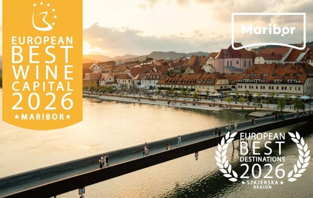 Slovenia celebrates Maribor as Europe Best Wine Capital 2026