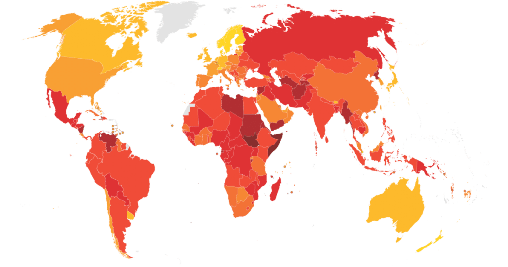 France at the lowest in the fight against corruption ranking