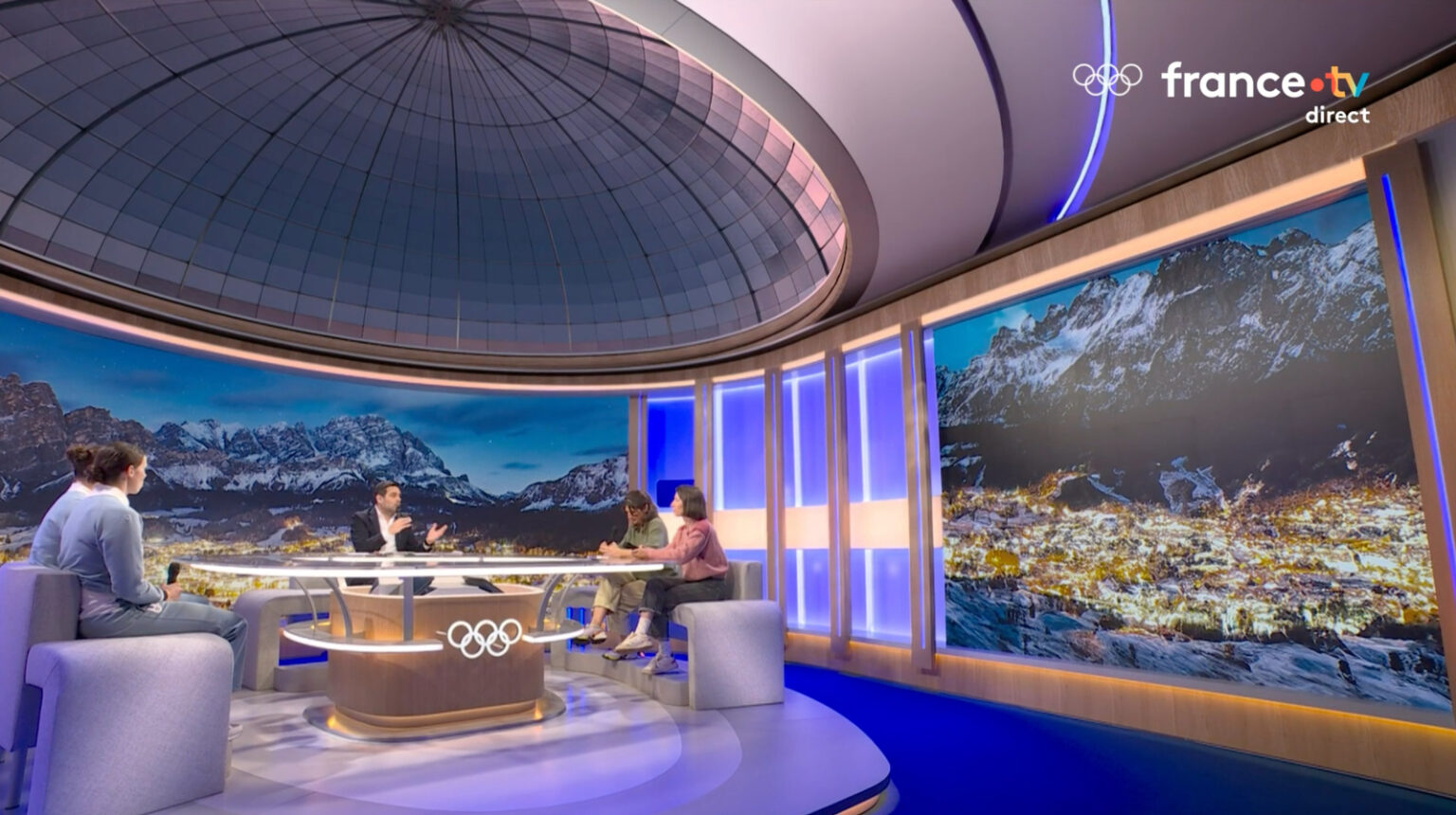 France TV teleports athletes to studio for Milano Cortina coverage - NCS