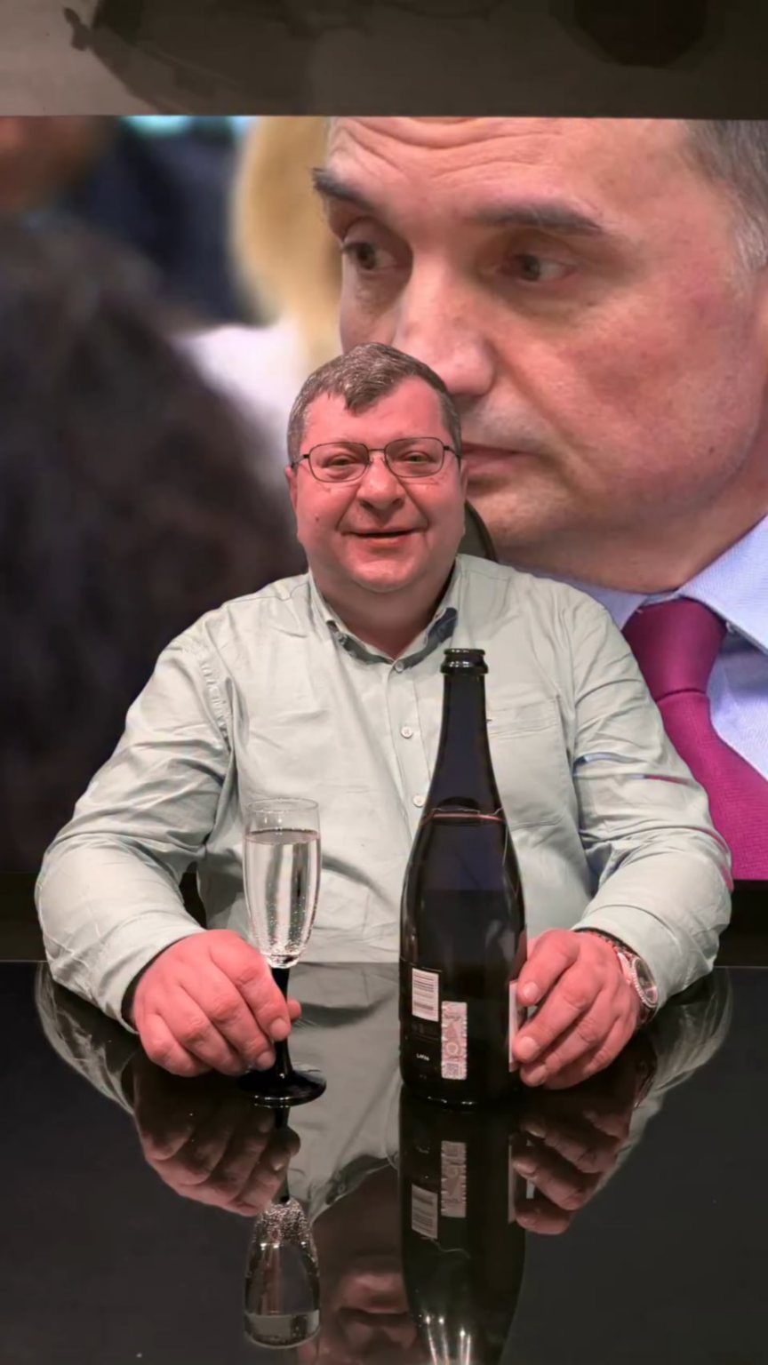 Zbigniew Stonoga happy at last.