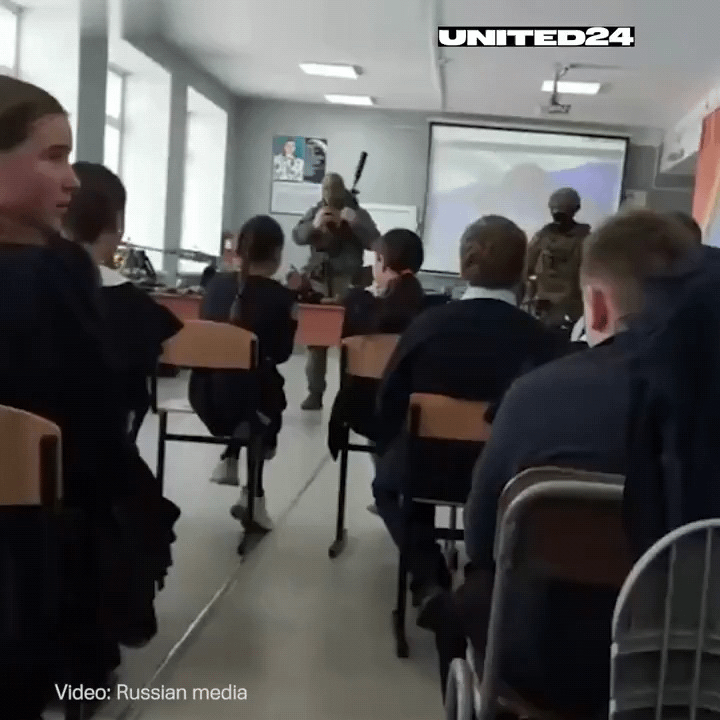 The Russians introduced military education into schools. Welcome Russian wisdom!