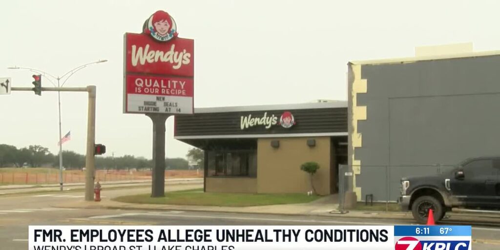 Former Wendy’s employees, La. Health Dept. inspection claim unhealthy conditions at Downtown Lake Charles location