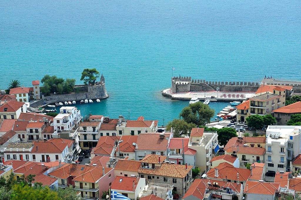 Nafpaktos old port, Greece