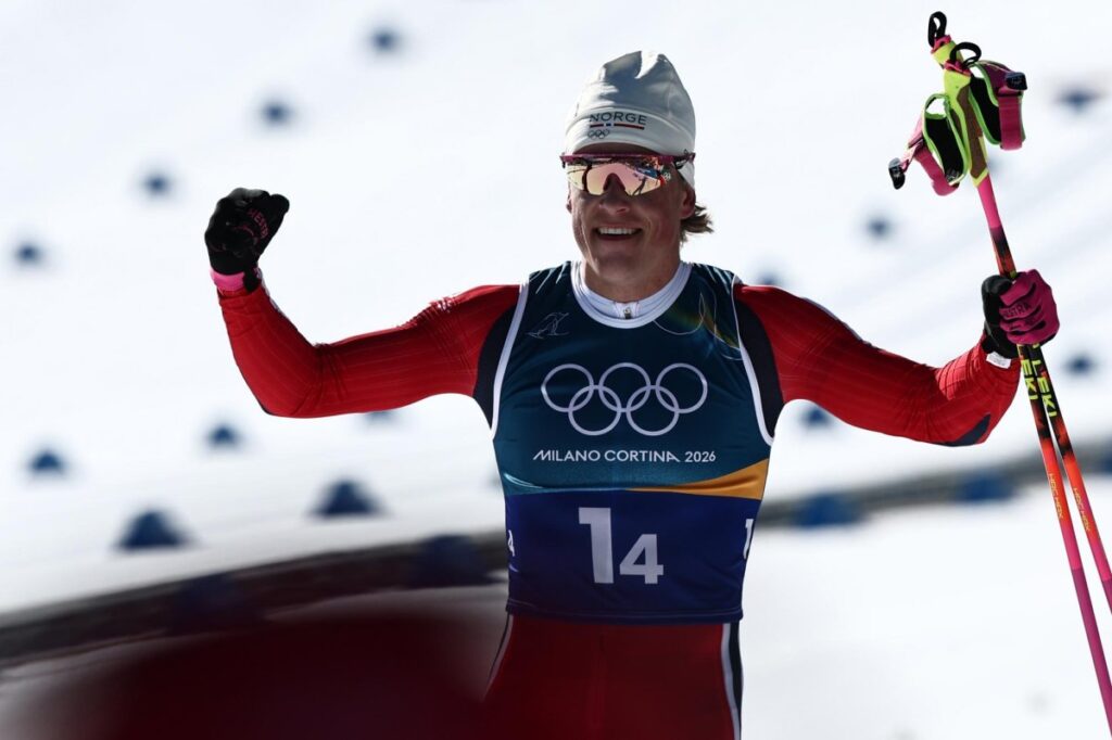 Norway's Johannes Klaebo wins men's relay gold for record 9th Olympic medal