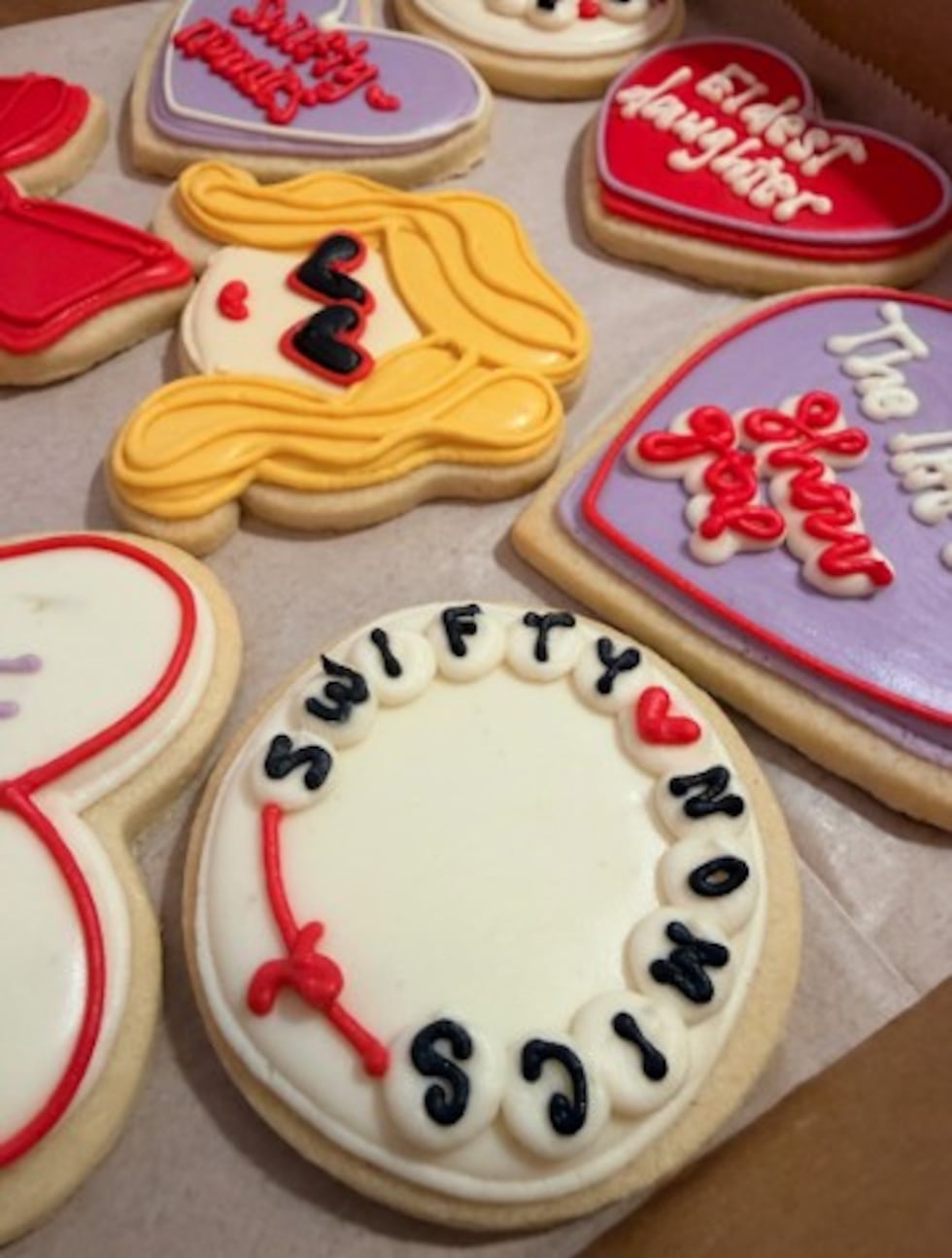 Heggeness celebrated her book's release with cookies from Dolce Bakery.