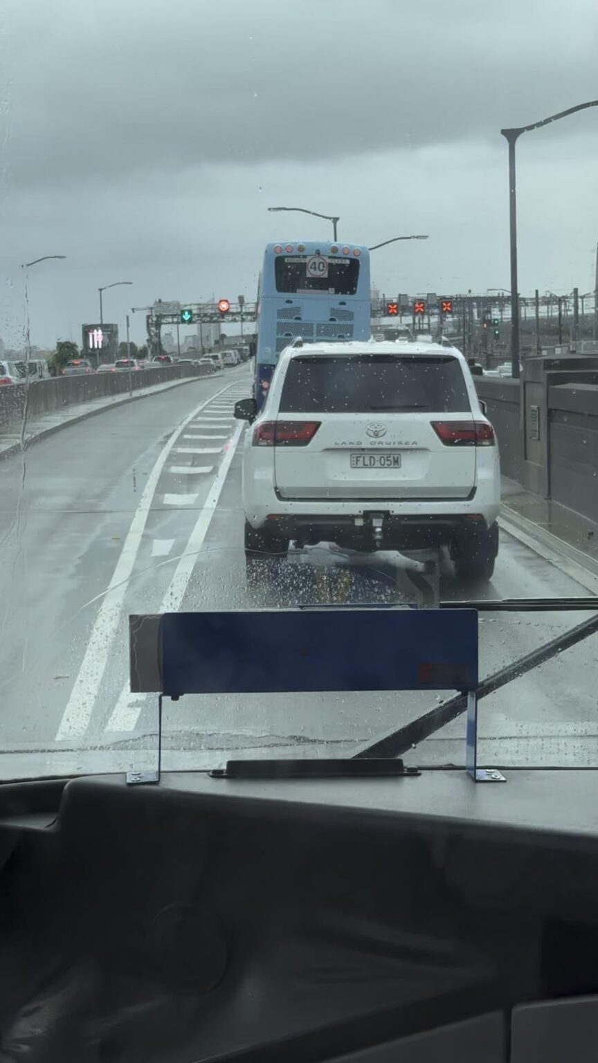 What’s the fine for using the Harbour Bridge bus lane these days?