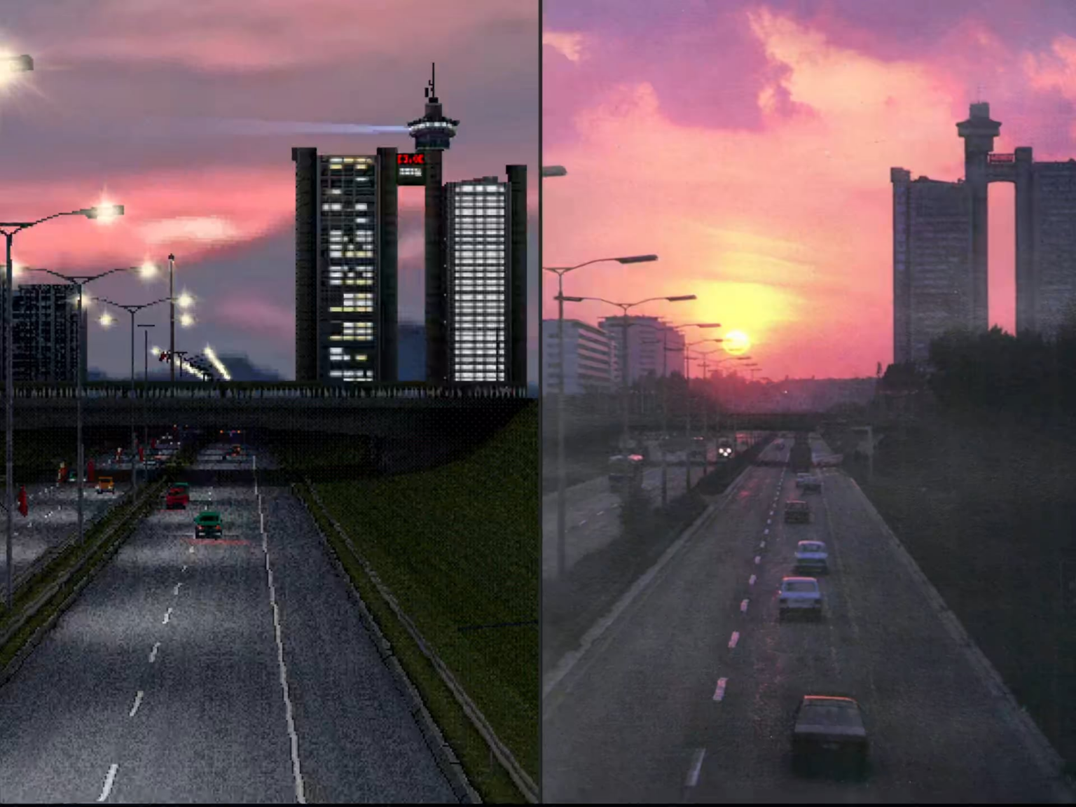 I am making old postcards of New Belgrade in PS1 style for my game ŠROT