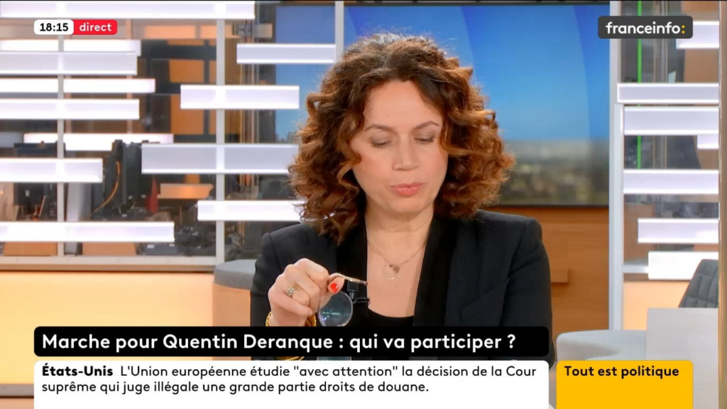 Corentin Lesueur, journalist at Le Monde in charge of the far-right, details the profile of the participants in tomorrow's demonstration in tribute to Quentin Derangue (Myriam Encaoua, Laurent Joffrin, France Info, 02/20/26)