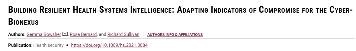 Richard Sullivan: Lessons From Global Conflicts Strengthening Health System Resilience
