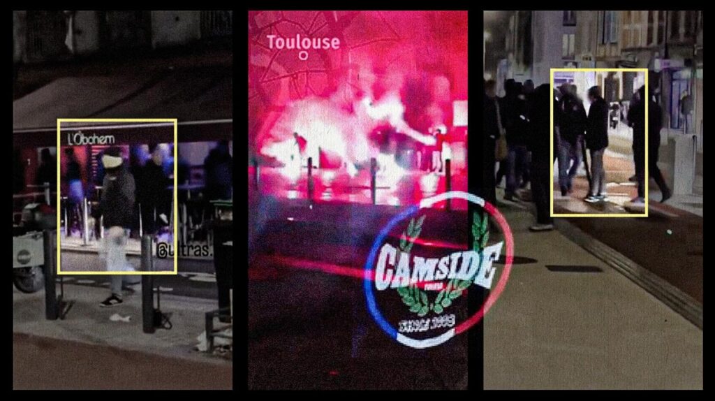 Last night, a new attack by a far-right group in a bar in Toulouse, armed with a knife, telescopic baton and bicycle chain: 3 injured