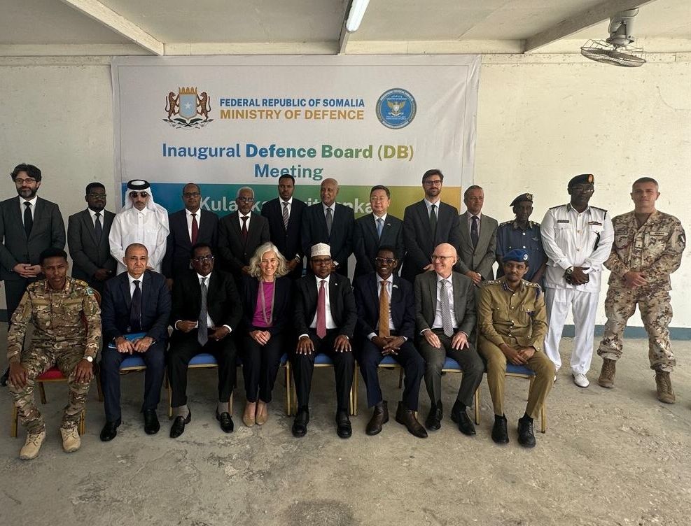 EUTM-S Commander Joins Inaugural Somali Defense Board to Strengthen Coordination and Sustainable Outcomes. EUTM-S Commander Joins Inaugural Somali Defense Board to Strengthen Coordination and Sustainable Outcomes.