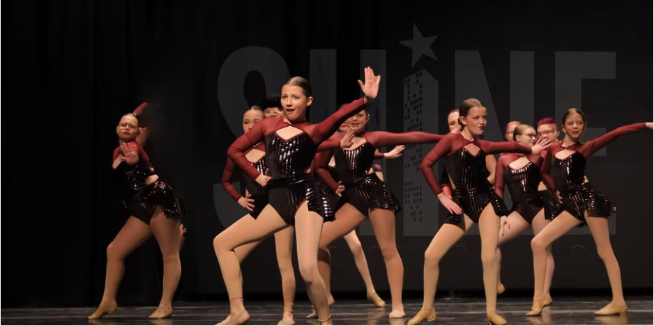 Dancers perform at the SHINE competition last year on April 5, 2025, in the Oscar Larson Performing Arts Center.