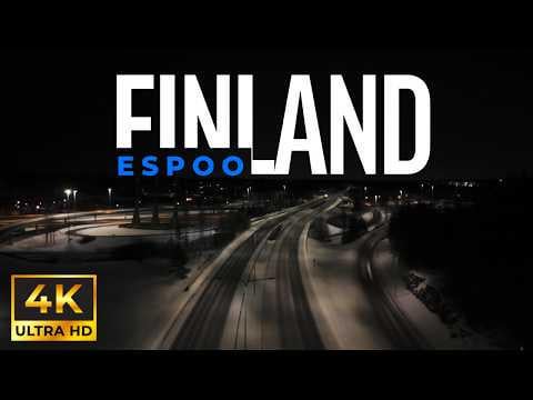 Seeing Espoo, Finland from the sky