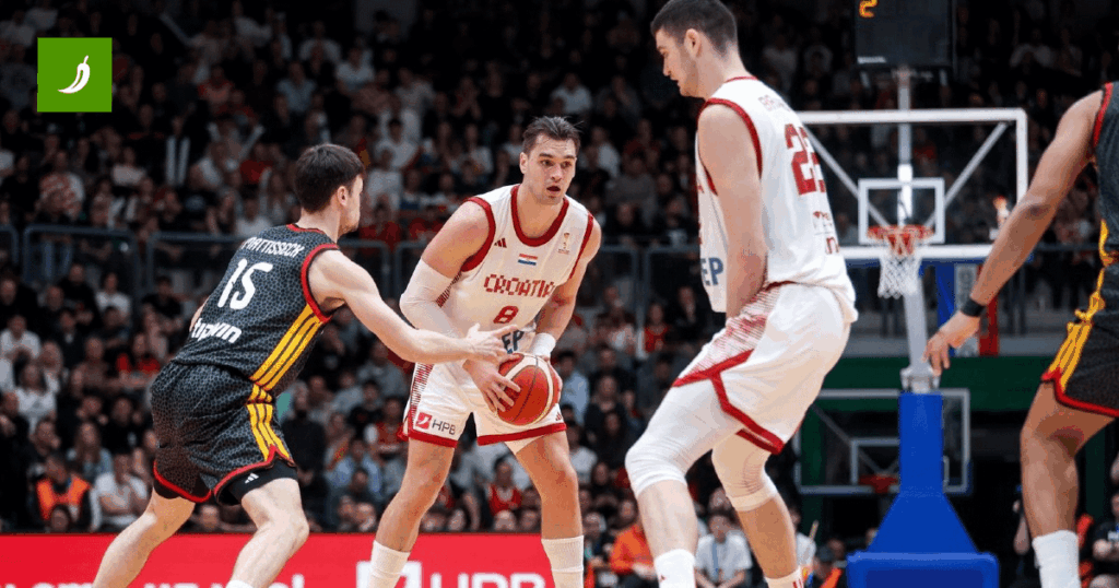 Croatian basketball players beat Germany in a dramatic World Cup qualification match
