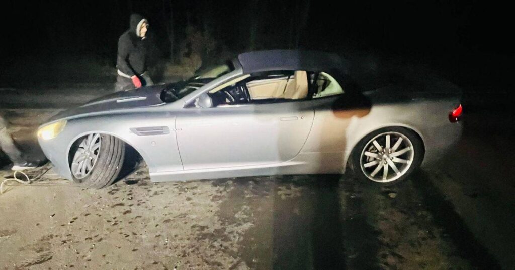 Dad and daughter almost killed by pothole which ripped off wheel and brakes