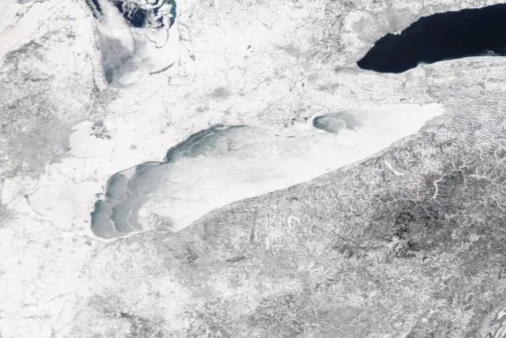 Lake Erie could hit rare 100% ice coverage as freeze-over window narrows - UPI.com