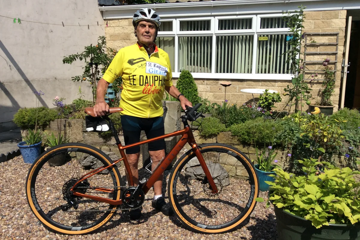 Brian Robinson riding a Ribble electric hybrid bike