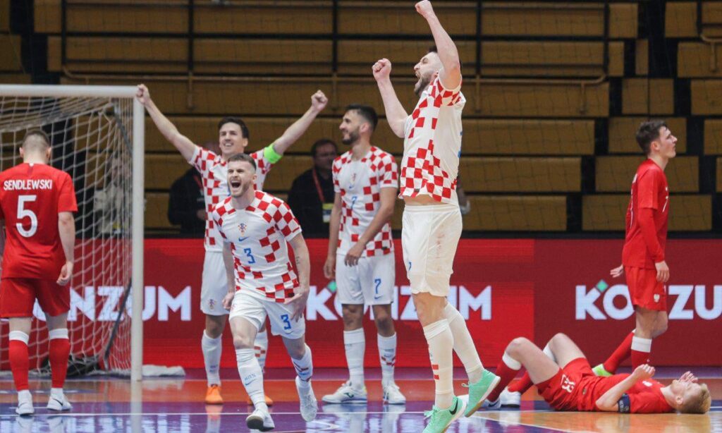The Croatian futsal team won the semi-finals of the Euro