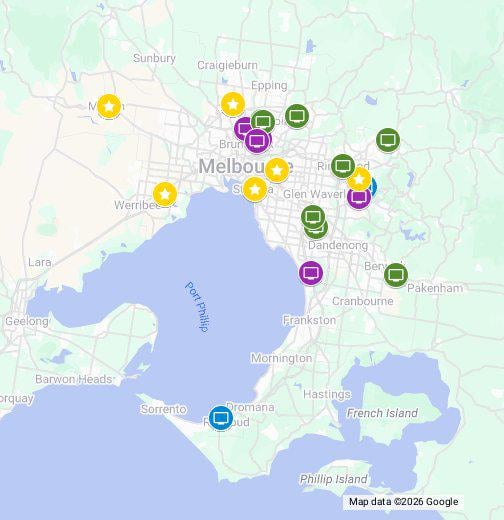 Gaming stores map
