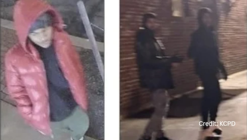 Kansas City Police released pictures of people they want to identify in connection with a...