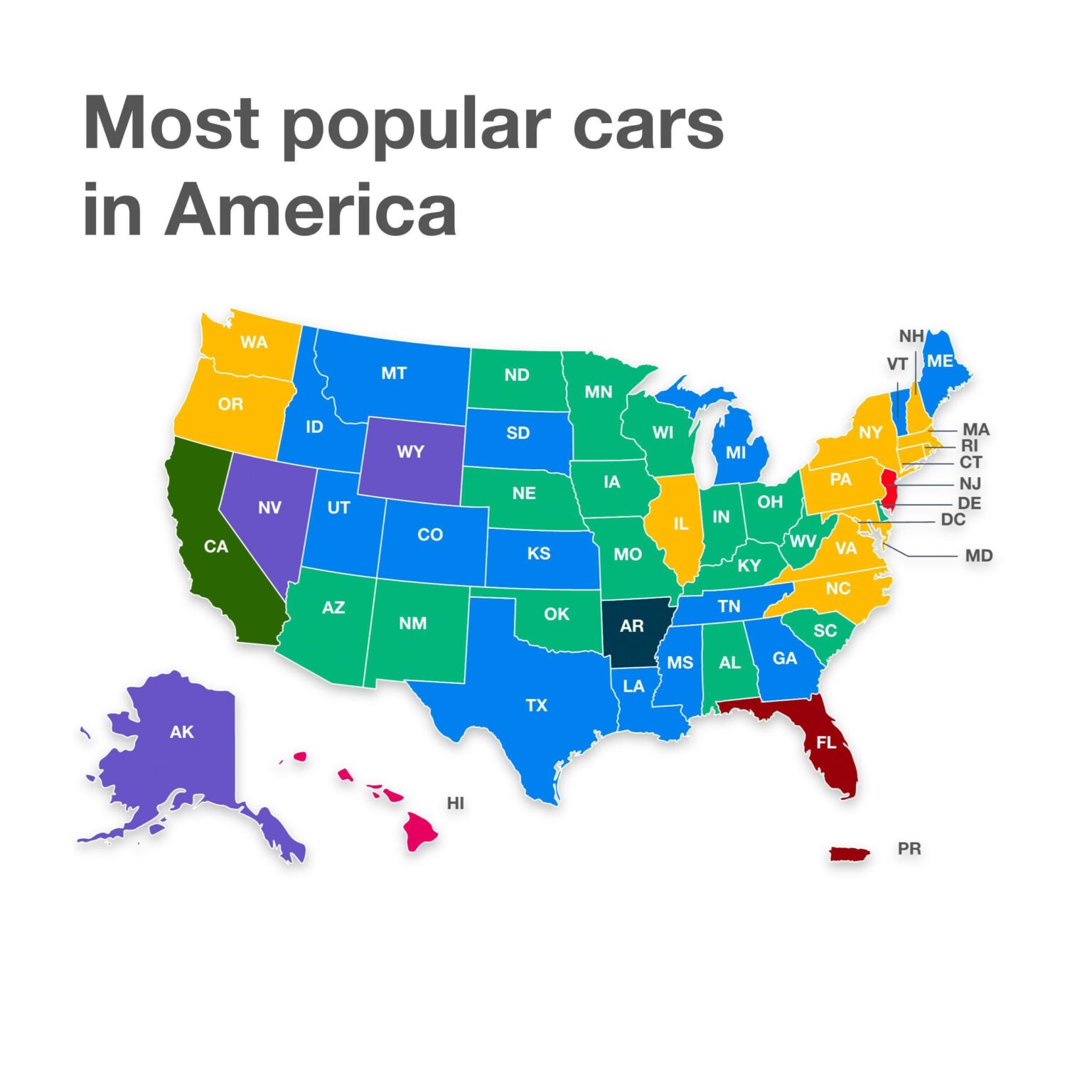 Most Popular Cars of 2025 Interactive Infographic