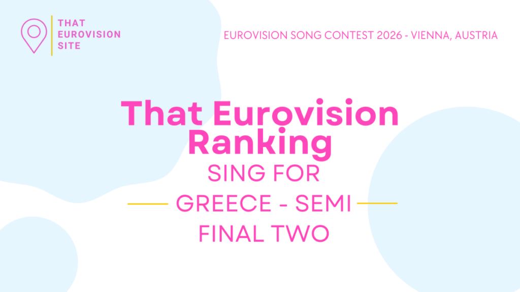 🇬🇷 TES Ranks: Sing for Greece 2026 - Semi Final Two