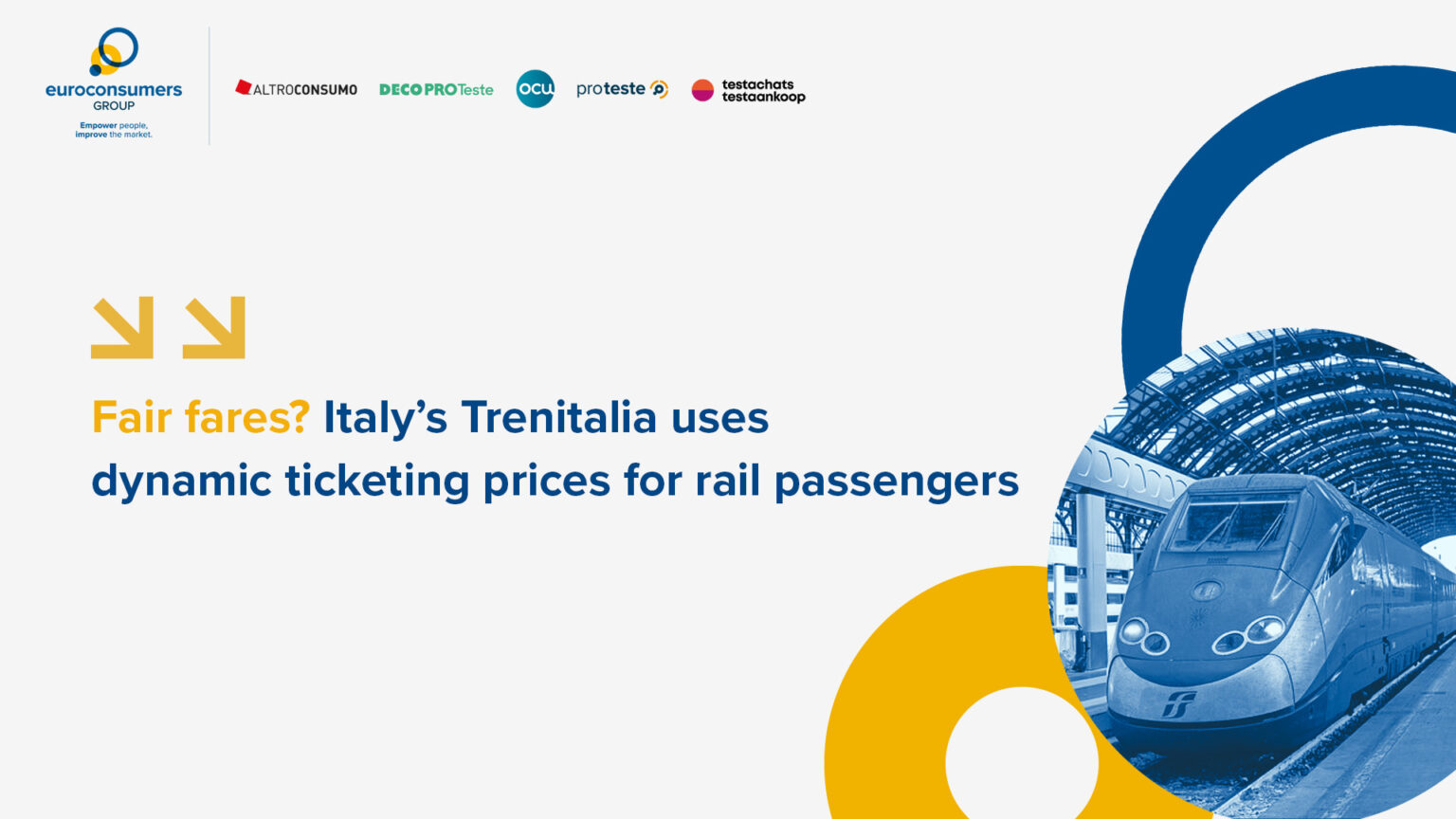 Fair fares? Italy’s Trenitalia uses dynamic ticketing prices for rail passengers