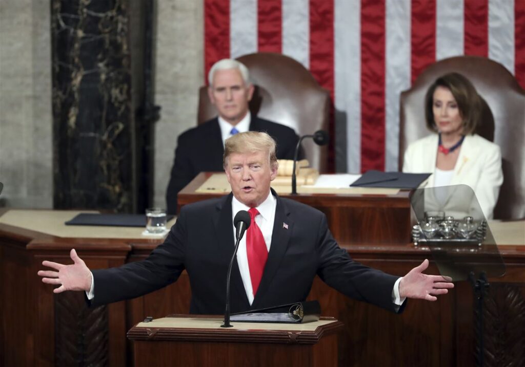 Trump tries to change narrative at State of the Union address