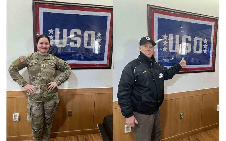 PFC Ansley White and John Behrend “JB”