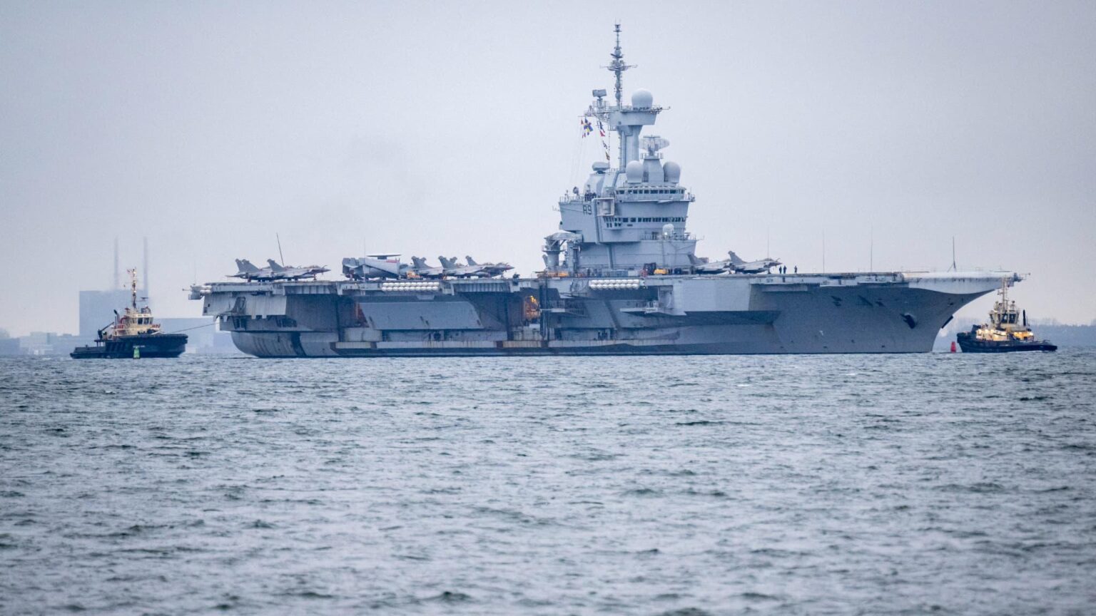 Drone shot down as it approached French aircraft carrier Charles de Gaulle in Sweden