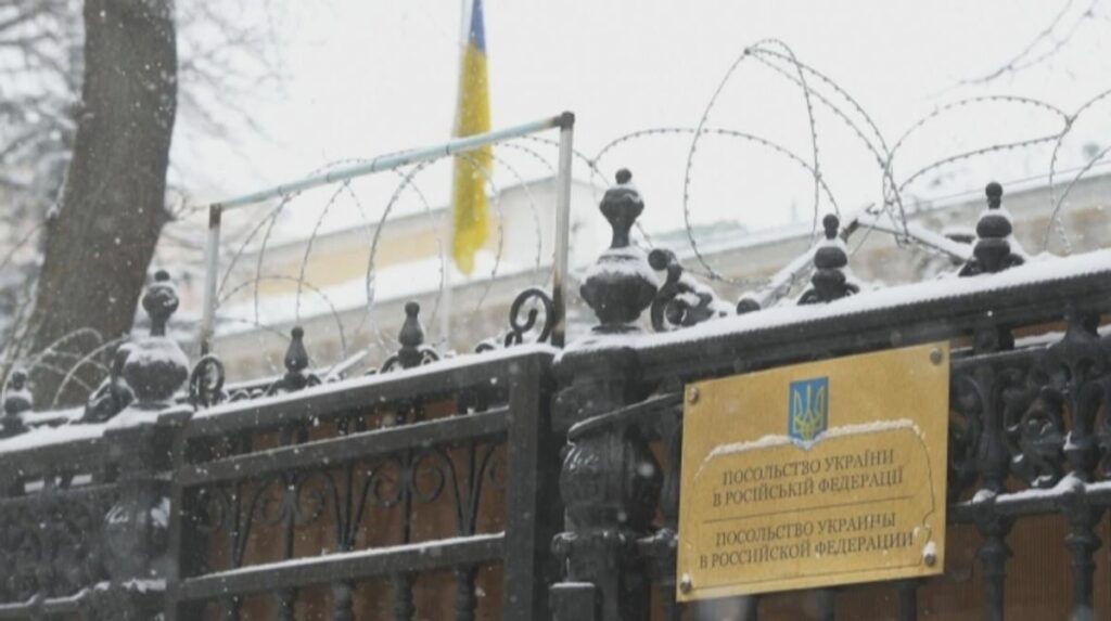 Empty Ukrainian embassy in Moscow fined for not paying US$71,000 electricity bill