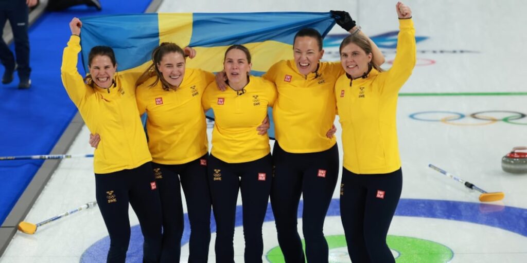 Sweden holds off Switzerland for women’s curling gold