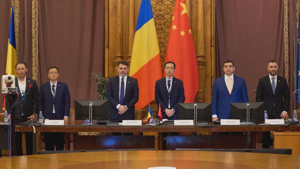George Simion and AUR, propaganda and support for Communist China