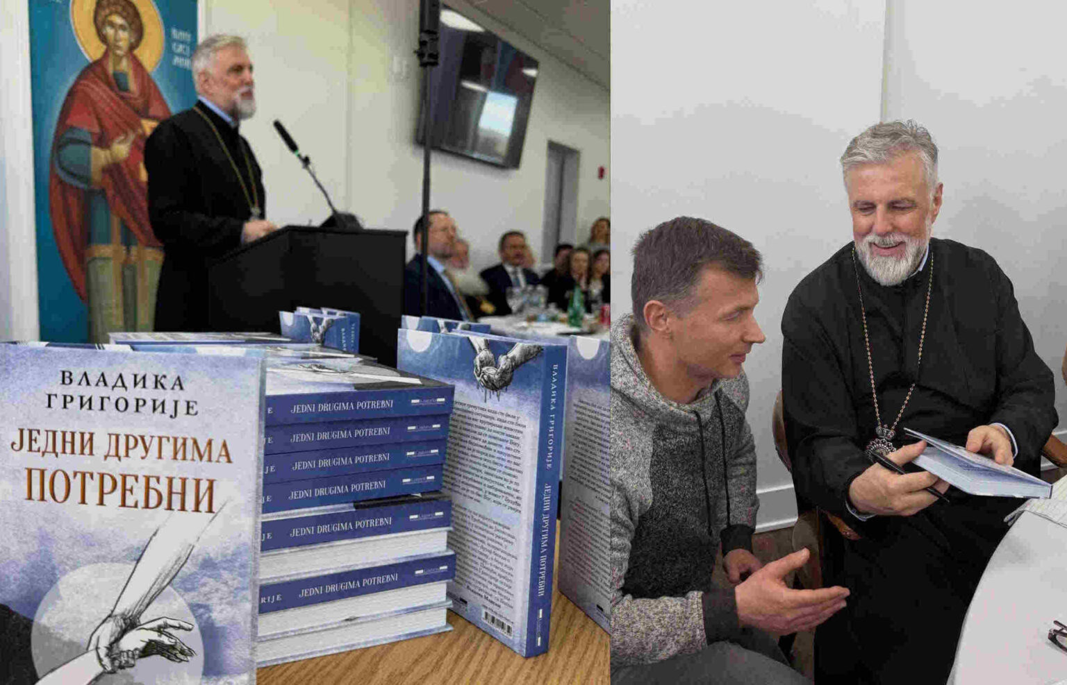 BISHOP PROMOTES BOOK ON DEPRESSION IN CHICAGO: Grigorije Speaks on Taboo Topics and Tells Serbs, “The Lambs Will Ultimately Defeat the Wolf!” (VIDEO)