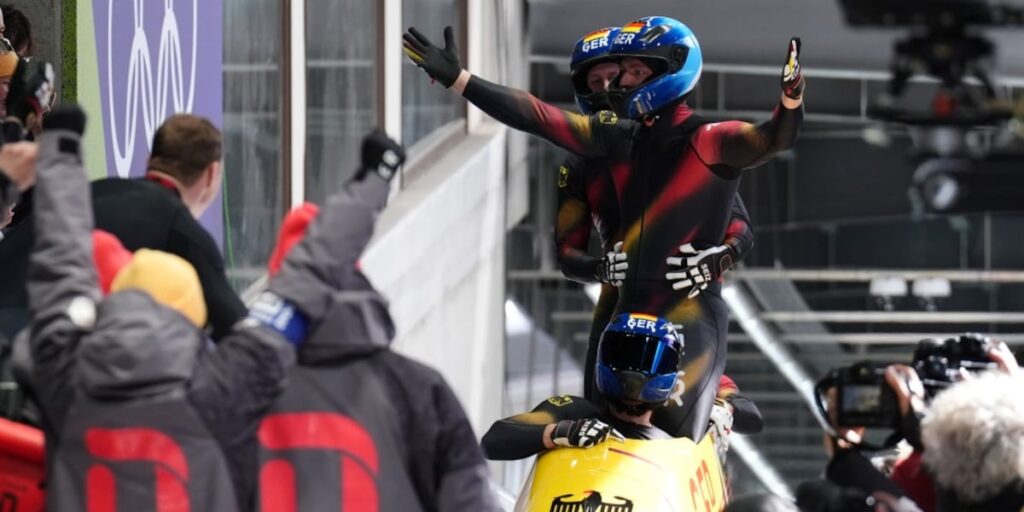 Germans go 1-2, Swiss claim first four-man medal in 20 years