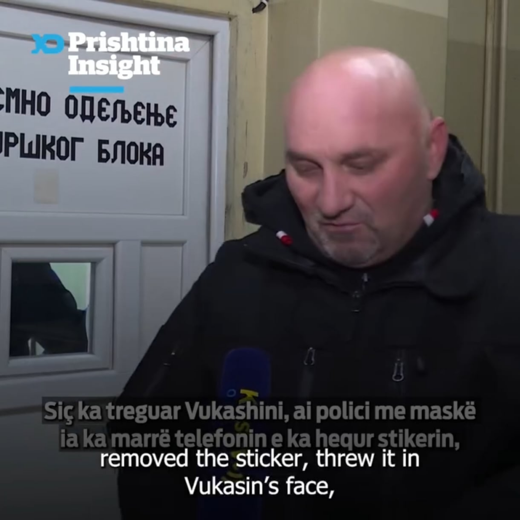 A Serbian man falsely accused Kosovo Police of assault at a checkpoint in Serb-majority North Kosovo, sparking outrage and calls for intervention before video evidence revealed he had fabricated the incident.
