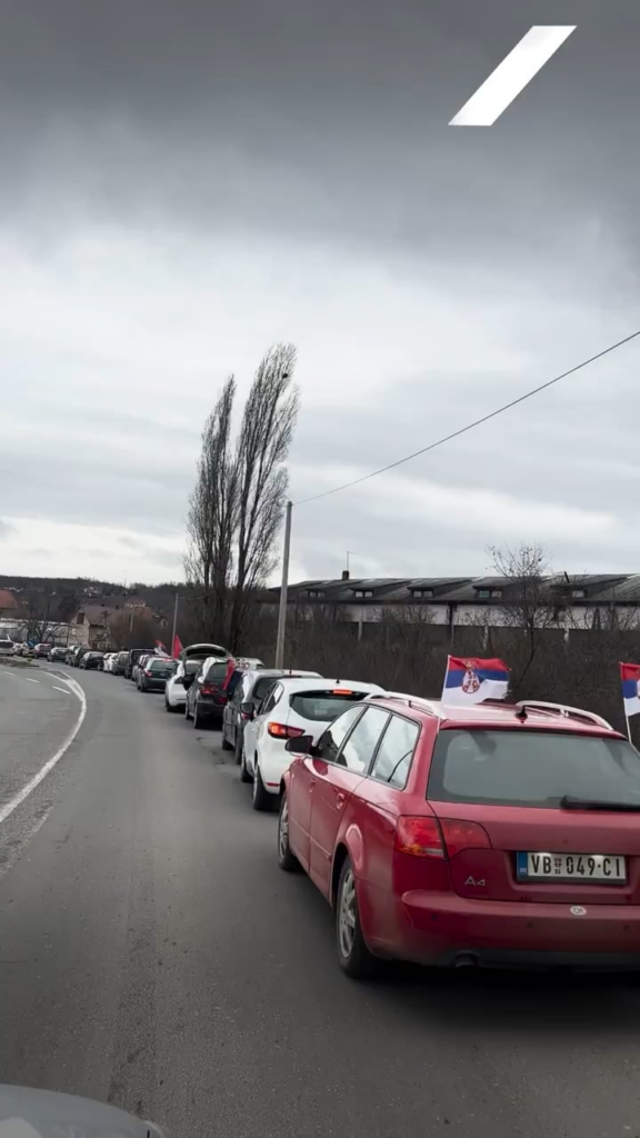 Column towards Orašac from the direction of Kragujevac
