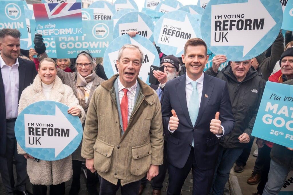 Reform’s by-election candidate suggested people who don’t have children should pay more tax