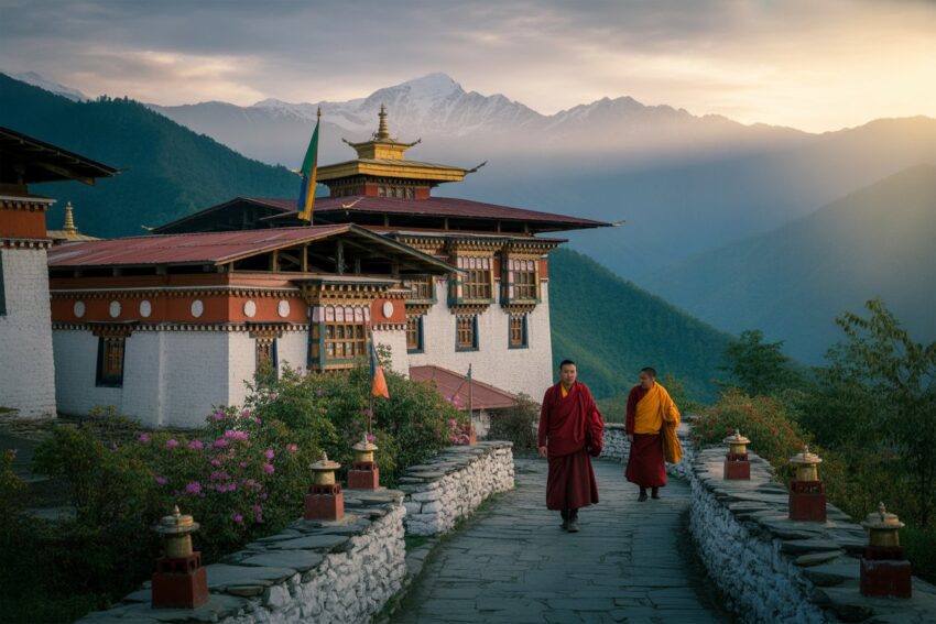 A-serene-photograph-of-a-traditional-bhu_grjyruldqes4vynua_g7va_mn5jeqcettgo7icqohm-zg - travel and tour world In today’s interconnected world, where countries are more interdependent than ever, the us remains a dominant global power.